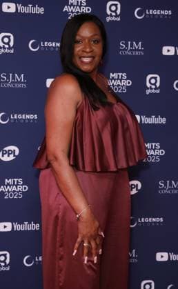 The MITS Awards at Grosvenor House Hotel in London, UK, on 3rd November 2025 Angie Greaves at The MITS Awards at Grosvenor House Hotel in London, UK, on 3rd November 2025, Credit:James Shaw Avalon UNITED KINGDOM, LONDON, London  Copyright: xJamesxShawx xAvalonx 1050138889