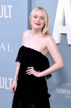 NEW YORK, NY - NOVEMBER 3: Dakota Fanning at the Peacock Original premiere screening of All Her Fault on November 3, 2025 at SVA Theater in New York City. Copyright: xMediaPunchx