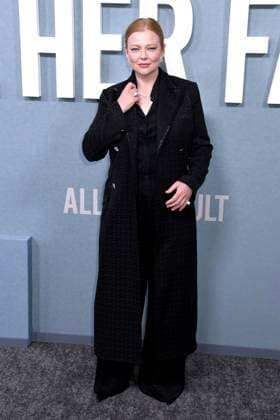 NEW YORK, NY - NOVEMBER 3: Sarah Snook at the Peacock Original premiere screening of All Her Fault on November 3, 2025 at SVA Theater in New York City. Copyright: xMediaPunchx