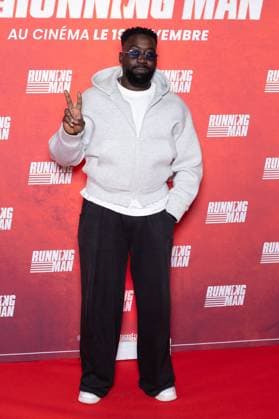 Running Man Paris Film Premiere Bayou Saar attends Running Man Paris Film Premiere at UGC Cine Cite Bercy on November 03, 2025 in Paris, France. Photo by Nasser Berzane ABACAPRESS.COM Paris France  Copyright: xBerzanexNasser ABACAx