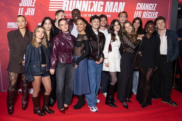 Running Man Paris Film Premiere Star Academy 2025 Students attends Running Man Paris Film Premiere at UGC Cine Cite Bercy on November 03, 2025 in Paris, France. Photo by Nasser Berzane ABACAPRESS.COM Paris France  Copyright: xBerzanexNasser ABACAx