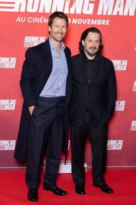Running Man Paris Film Premiere Glen Powell and Edgar Wright attends Running Man Paris Film Premiere at UGC Cine Cite Bercy on November 03, 2025 in Paris, France. Photo by Nasser Berzane ABACAPRESS.COM Paris France  Copyright: xBerzanexNasser ABACAx