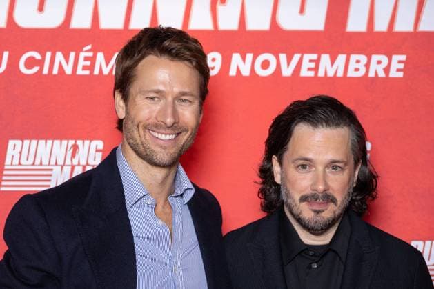Running Man Paris Film Premiere Glen Powell and Edgar Wright attends Running Man Paris Film Premiere at UGC Cine Cite Bercy on November 03, 2025 in Paris, France. Photo by Nasser Berzane ABACAPRESS.COM Paris France  Copyright: xBerzanexNasser ABACAx