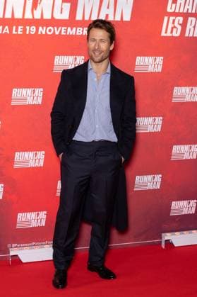 Running Man Paris Film Premiere Glen Powell attends Running Man Paris Film Premiere at UGC Cine Cite Bercy on November 03, 2025 in Paris, France. Photo by Nasser Berzane ABACAPRESS.COM Paris France  Copyright: xBerzanexNasser ABACAx