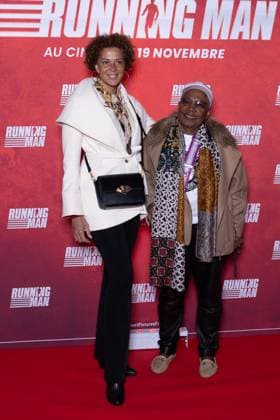 Running Man Paris Film Premiere Firmine Richard and a guest attends Running Man Paris Film Premiere at UGC Cine Cite Bercy on November 03, 2025 in Paris, France. Photo by Nasser Berzane ABACAPRESS.COM Paris France  Copyright: xBerzanexNasser ABACAx