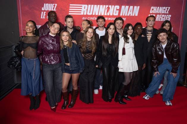 Running Man Paris Film Premiere Star Academy 2025 Students attends Running Man Paris Film Premiere at UGC Cine Cite Bercy on November 03, 2025 in Paris, France. Photo by Nasser Berzane ABACAPRESS.COM Paris France  Copyright: xBerzanexNasser ABACAx