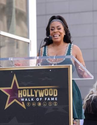 Niecy Nash attends an unveiling ceremony honoring Sherri Shepherd with the 2,827th star on the Hollywood Walk of Fame in Los Angeles on Monday, November 3, 2025.  LAP20251103850 GREGxGRUDT