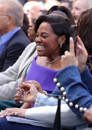 Sherri Shepherd attends an unveiling ceremony honoring her with the 2,827th star on the Hollywood Walk of Fame in Los Angeles on Monday, November 3, 2025.  LAP20251103860 GREGxGRUDT