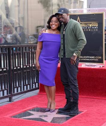 Sherri Shepherd and Lil Rel Howery attend an unveiling ceremony honoring Sherri Shepherd with the 2,827th star on the Hollywood Walk of Fame in Los Angeles on Monday, November 3, 2025.  LAP20251103871 GREGxGRUDT