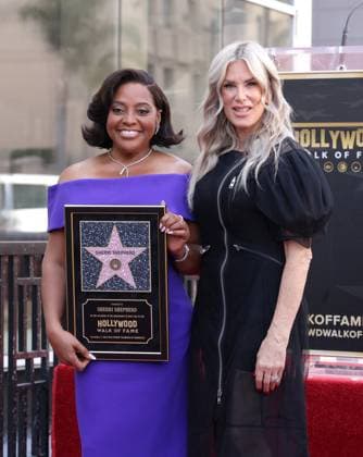 Sherri Shepherd and Ellen K. attend an unveiling ceremony honoring Sherri Shepherd with the 2,827th star on the Hollywood Walk of Fame in Los Angeles on Monday, November 3, 2025.  LAP20251103891 GREGxGRUDT