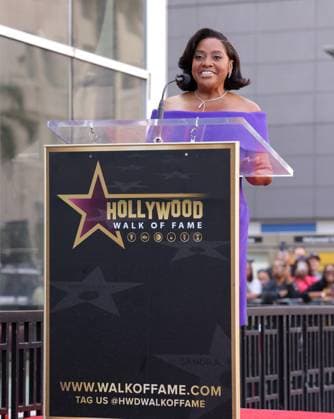 Sherri Shepherd attends an unveiling ceremony honoring her with the 2,827th star on the Hollywood Walk of Fame in Los Angeles on Monday, November 3, 2025.  LAP20251103806 GREGxGRUDT