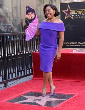 Sherri Shepherd attends an unveiling ceremony honoring her with the 2,827th star on the Hollywood Walk of Fame in Los Angeles on Monday, November 3, 2025.  LAP20251103829 GREGxGRUDT