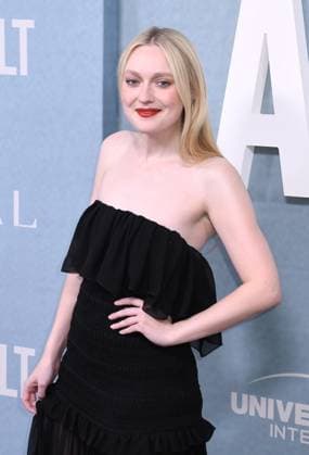 NEW YORK, NY - NOVEMBER 3: Dakota Fanning at the Peacock Original premiere screening of All Her Fault on November 3, 2025 at SVA Theater in New York City. Copyright: xMediaPunchx