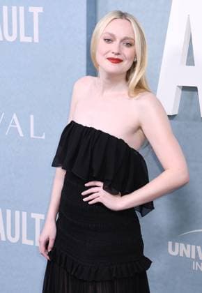 NEW YORK, NY - NOVEMBER 3: Dakota Fanning at the Peacock Original premiere screening of All Her Fault on November 3, 2025 at SVA Theater in New York City. Copyright: xMediaPunchx