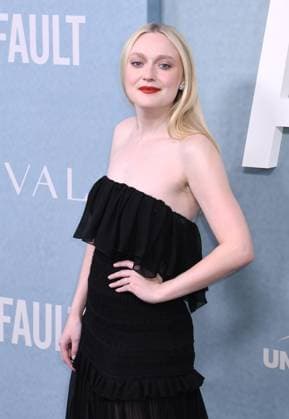 NEW YORK, NY - NOVEMBER 3: Dakota Fanning at the Peacock Original premiere screening of All Her Fault on November 3, 2025 at SVA Theater in New York City. Copyright: xMediaPunchx