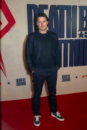 Netflix s Death by Lightning Limited Series Premiere, New York, USA - 03 Nov 2025 Olly Robinson attends Netflix s Death By Lightning New York Premiere at The Plaza Hotel New York United States Copyright: xRonxAdarx xSOPAxImagesx _radar_deathbylightning_20251103_01286
