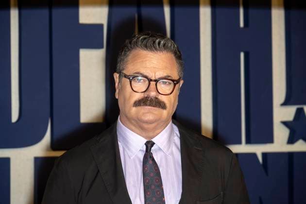 Netflix s Death by Lightning Limited Series Premiere, New York, USA - 03 Nov 2025 Nick Offerman attends Netflix s Death By Lightning New York Premiere at The Plaza Hotel New York United States Copyright: xRonxAdarx xSOPAxImagesx _radar_deathbylightning_20251103_01348