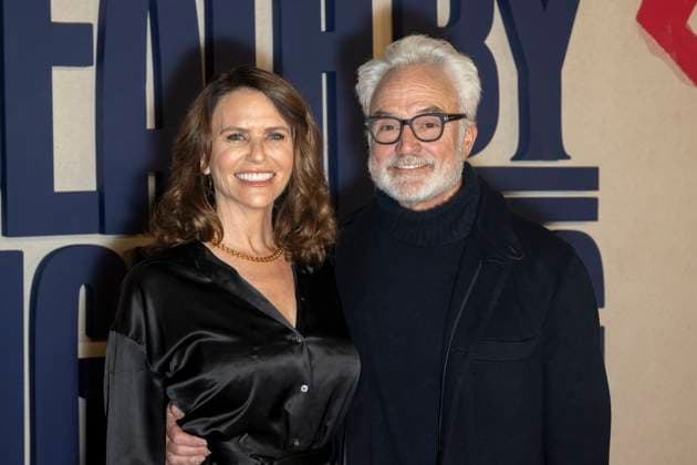 Netflix s Death by Lightning Limited Series Premiere, New York, USA - 03 Nov 2025 (L-R) Amy Landecker and Bradley Whitford attend Netflix s Death By Lightning New York Premiere at The Plaza Hotel New York United States Copyright: xRonxAdarx xSOPAxImagesx _radar_deathbylightning_20251103_01477