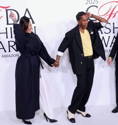 Rihanna at the 2025 CFDA Awards - NYC Rihanna and Asap Rocky attend the 2025 CFDA Awards in New York on November 3, 2025. Photo by Charles Guerin ABACAPRESS.COM New York City NY United States  Copyright: xGuerinxCharles ABACAx