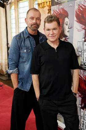 Peter Plate and Ulf Leo Sommer at the press conference for the musical Wir sind am Leben at the Stage Theater des Westens Berlin, 03 11 2025 Foto:xB.xDummerx xFuturexImagex leben_5102