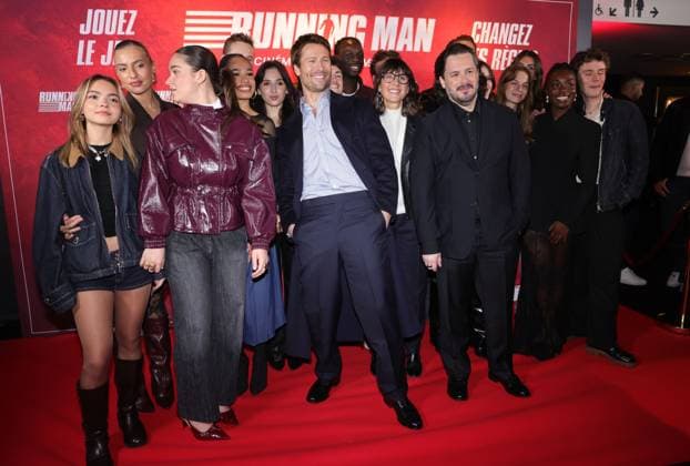 Premiere of the film Running Man Star Academy students and crew 450308 2025 11 03 Paris France Laroche Joubert, Alexia  Copyright: xJasminexAissaouix xStarfacex STAR_450308_037