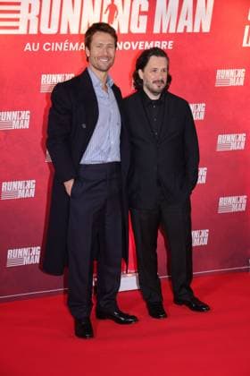 Premiere of the film Running Man Glen Powell and Edgar Wright 450308 2025 11 03 Paris France  Copyright: xJasminexAissaouix xStarfacex STAR_450308_043