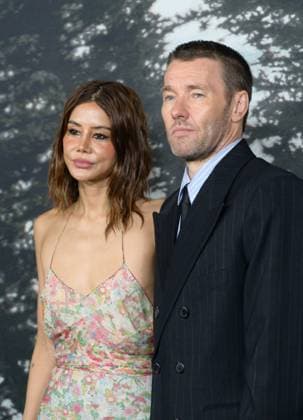 Train Dreams Premiere - Los Angeles, USA LOS ANGELES, USA. November 03, 2025: Joel Edgerton & Christine Centenera at the premiere for Train Dreams at Egyptian Theatre Los Angeles CA USA  Copyright: xPaulxSmith Featureflashx