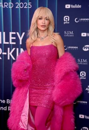 The MITS Awards at Grosvenor House Hotel in London, UK, on 3rd November 2025 Rita Ora at The MITS Awards at Grosvenor House Hotel in London, UK, on 3rd November 2025, Credit:James Shaw Avalon UNITED KINGDOM, LONDON, London  Copyright: xJamesxShawx xAvalonx 1050146186