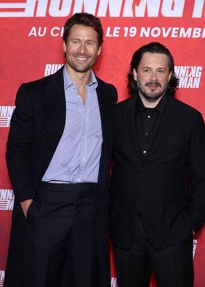 Edgar Wright, Glen Powell at the premiere of Running Man at the UGC Ciné Cité Bercy cinema in Paris on 3 November 2025 Denis Guignebourg Bestimage Premiere of Running Man at the UGC Ciné Cité Bercy cinema in Paris on 3 November 2025 Paris France  Copyright: xDenisxGuignebourgx xBestimagexDenisxGuignebourgx xBestimagex