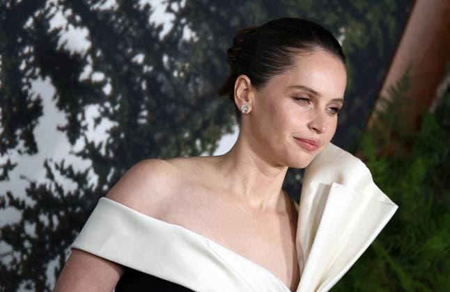 Premiere Of Netflix s Train Dreams HOLLYWOOD, LOS ANGELES, CALIFORNIA, USA - NOVEMBER 03: English actress Felicity Jones arrives at the Premiere Of Netflix s Train Dreams held at The Egyptian Theatre Hollywood on November 3, 2025 in Hollywood, Los Angeles, California, United States., Credit:Juan Pablo Rico Avalon United States, California, Hollywood, The Egyptian Theatre Hollywood Copyright: xJuanxPabloxRicox xAvalonx 1050185757