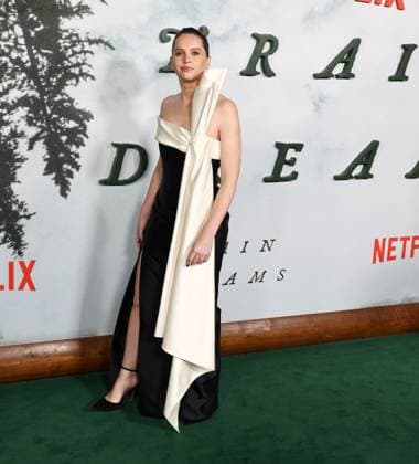 Premiere Of Netflix s Train Dreams HOLLYWOOD, LOS ANGELES, CALIFORNIA, USA - NOVEMBER 03: English actress Felicity Jones arrives at the Premiere Of Netflix s Train Dreams held at The Egyptian Theatre Hollywood on November 3, 2025 in Hollywood, Los Angeles, California, United States., Credit:Juan Pablo Rico Avalon United States, California, Hollywood, The Egyptian Theatre Hollywood Copyright: xJuanxPabloxRicox xAvalonx 1050185785