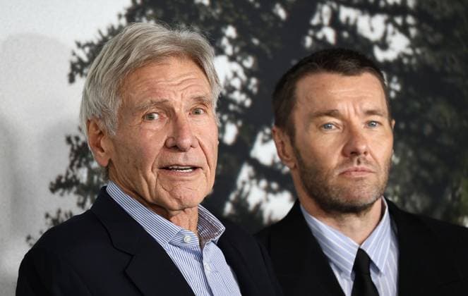 Premiere Of Netflix s Train Dreams HOLLYWOOD, LOS ANGELES, CALIFORNIA, USA - NOVEMBER 03: Harrison Ford and Joel Edgerton arrive at the Premiere Of Netflix s Train Dreams held at The Egyptian Theatre Hollywood on November 3, 2025 in Hollywood, Los Angeles, California, United States., Credit:Juan Pablo Rico Avalon United States, California, Hollywood, The Egyptian Theatre Hollywood Copyright: xJuanxPabloxRicox xAvalonx 1050185860