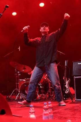 Mac DeMarco at a concert in the Columbiahalle in Berlin, November 3, 2025 Mac DeMarco concert Berlin