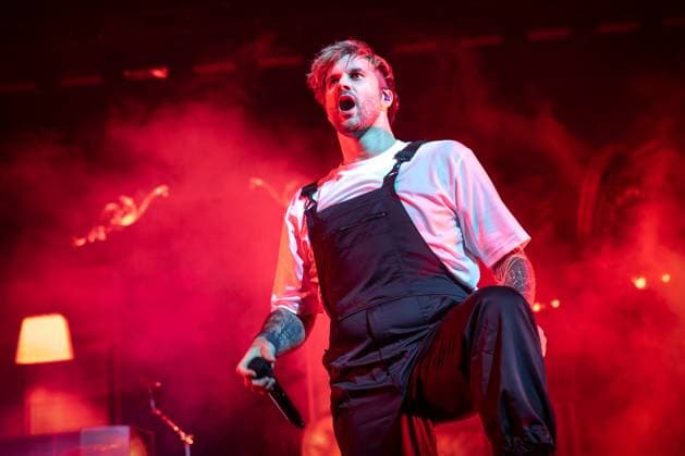Electric Callboy live in Oslo, Norway Oslo, Norway. 03rd, November 2025. The German band Electric Callboy performs a live concert at Unity Arena in Oslo. Here vocalist Kevin Ratajczak is seen live on stage. Norway, Oslo, Unity Arena  Copyright: xGonzalesxPhoto TerjexDokkenx