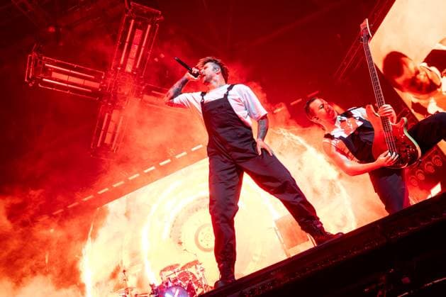 Electric Callboy live in Oslo, Norway Oslo, Norway. 03rd, November 2025. The German band Electric Callboy performs a live concert at Unity Arena in Oslo. Here vocalist Kevin Ratajczak is seen live on stage. Norway, Oslo, Unity Arena  Copyright: xGonzalesxPhoto TerjexDokkenx