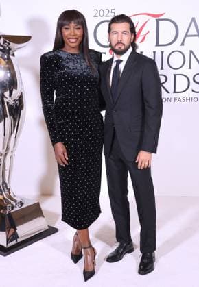 CFDA Awards - NYC Venus Williams and husband Andrea Preti attend the 2025 CFDA Awards in New York on November 3, 2025. Photo by Charles Guerin ABACAPRESS.COM New York City NY United States  Copyright: xGuerinxCharles ABACAx