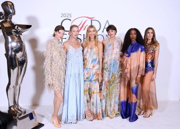 CFDA Awards - NYC Carolyn Murphy, Taylor Hill and Ego Nwodim attend the 2025 CFDA Awards in New York on November 3, 2025. Photo by Charles Guerin ABACAPRESS.COM New York City NY United States  Copyright: xGuerinxCharles ABACAx