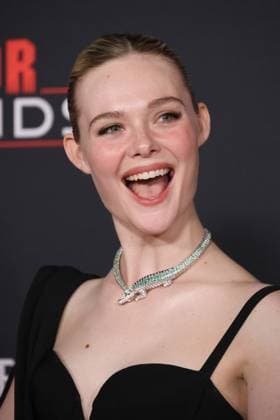 November 3, 2025, Los Angeles, California, USA: Elle Fanning at the World Premiere of 20th Century Studios Predator: Badlands at the TCL Chinese Theatre IMAX Los Angeles USA - ZUMAg107 20251103_zep_g107_036 Copyright: xNinaxPrommerx
