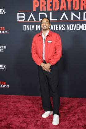 November 3, 2025, Los Angeles, California, USA: Grant Ellis at the World Premiere of 20th Century Studios Predator: Badlands at the TCL Chinese Theatre IMAX Los Angeles USA - ZUMAg107 20251103_zep_g107_086 Copyright: xNinaxPrommerx