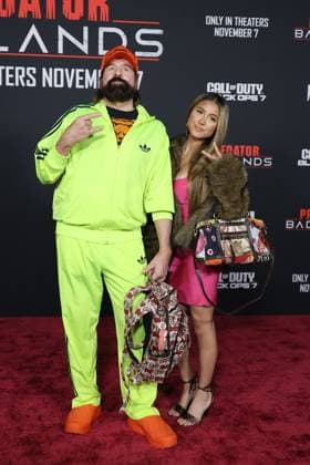November 3, 2025, Los Angeles, California, USA: Peter Stormare, Kaiya Bella Luna Stormare, daughter at the World Premiere of 20th Century Studios Predator: Badlands at the TCL Chinese Theatre IMAX Los Angeles USA - ZUMAg107 20251103_zep_g107_118 Copyright: xNinaxPrommerx