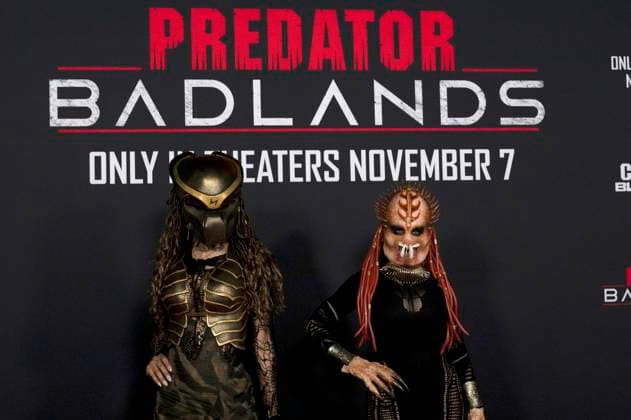 Cosplayers at the premiere of the movie Predator Badlands at the TCL Chinese Theater Los Angeles, 03 11 2025 Foto:xD.xStarbuckx xFuturexImagex predator_5104