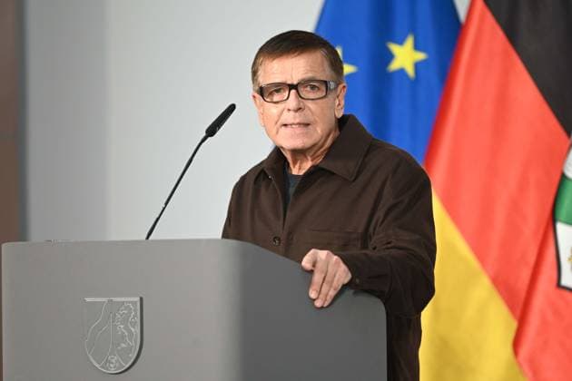 Andreas GURSKY, photographer, receives the NRW State Prize, award ceremony of the State Prize of the State of North Rhine-Westphalia in Duesseldorf on 04 11 2025