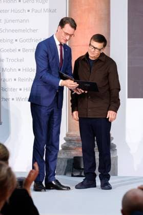 04 11 2025 Düsseldorf NRW Minister-President Hendrik Wüst awards the State Prize to photographer Andreas Gursky The laudatory speech will be given by Susann