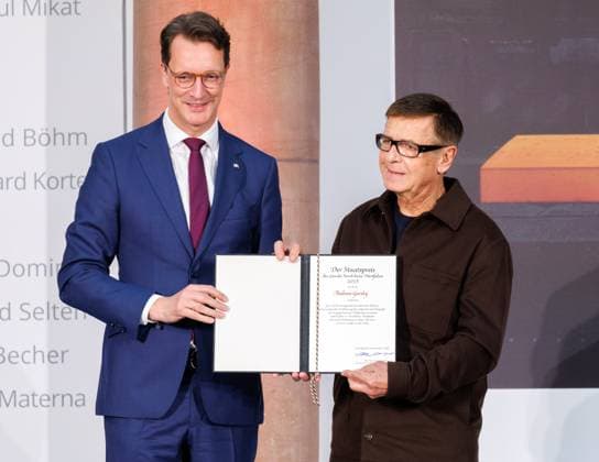04 11 2025 Düsseldorf NRW Minister-President Hendrik Wüst awards the State Prize to photographer Andreas Gursky The laudatory speech will be given by Susann