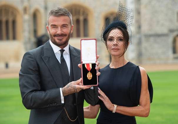 David Beckham is Knighted at Windsor Castle David Beckham is knighted by King Charles at Windsor Castle, Windsor, Berkshire, UK on the 4th November, 2025. Picture by Eddie Mulholland WPA-Pool Windsor Windsor Castle Berskshire United Kingdom 