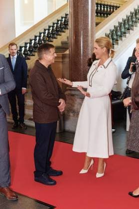 04 11 2025 Düsseldorf NRW Minister-President Hendrik Wüst awards the State Prize to photographer Andreas Gursky The laudatory speech will be given by Susann