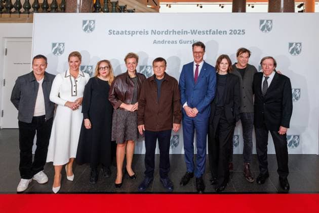 04 11 2025 Düsseldorf NRW Minister-President Hendrik Wüst awards the State Prize to photographer Andreas Gursky The laudatory speech will be given by Susann