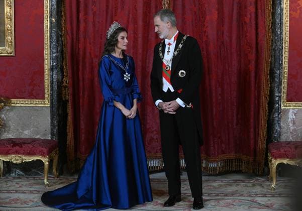 The King and Queen offer a gala dinner in honor of the Sultan of Oman The King and Queen, Don Felipe and Dona Letizia, during the gala dinner in honor of the Sultan of Oman offered at the Royal Palace, on November 4, 2025, in Madrid Spain ROYAL HOUSE GENTE José Madrid Madrid Madrid Spain  Copyright: xJosÃ xOlivax 7076886