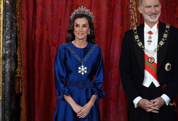 The King and Queen offer a gala dinner in honor of the Sultan of Oman The King and Queen, Don Felipe and Dona Letizia, during the gala dinner in honor of the Sultan of Oman offered at the Royal Palace, on November 4, 2025, in Madrid Spain ROYAL HOUSE GENTE José Madrid Madrid Madrid Spain  Copyright: xJosÃ xOlivax 7076888