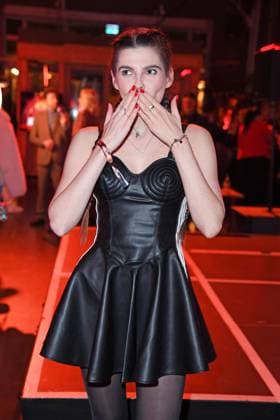 Klaudia Giez at the premiere of the new ProSieben show Die Abrechnung Der Promi Showdown at Festsaal Kreuzberg in Berlin on 04 11 2025